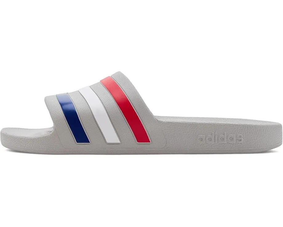 Сланцы adidas Adilette Aqua с мягкой стелькой Cloudfoam и фирменными полосками