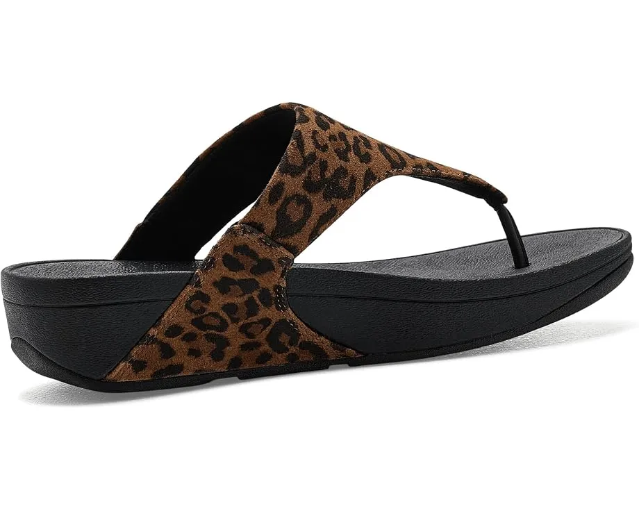 Сандалии Lulu из замши с леопардовым принтом FitFlop