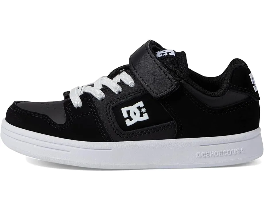 DC Manteca 4 V детские кроссовки на липучке из кожи и синтетики