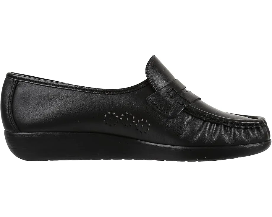 SAS Classic слипоны лоферы с ручной шнуровкой и сверхлегкой подошвой