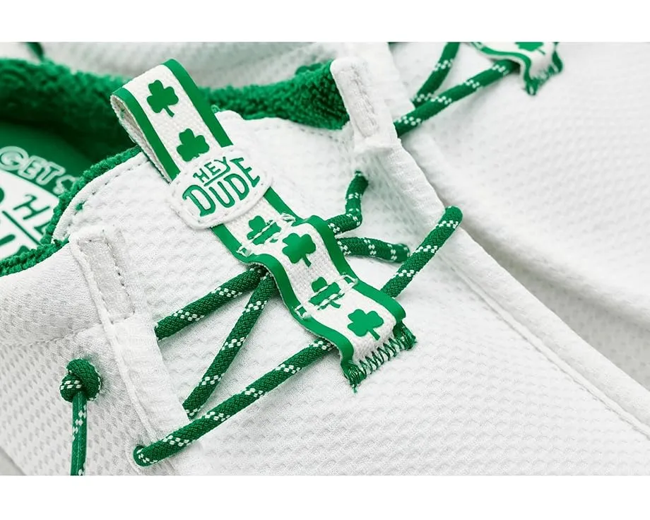 Слипоны Hey Dude Wally Slip Shamrock с текстильно-синтетическим верхом