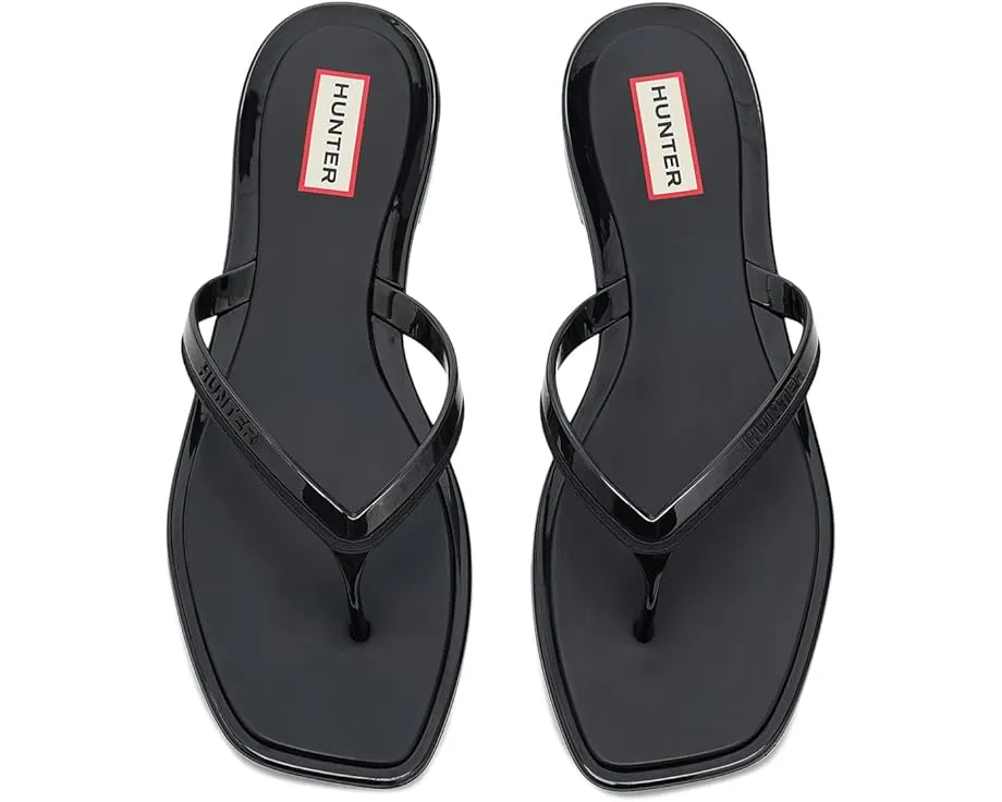 Hunter сланцы Marin с квадратным носком и плоской подошвой