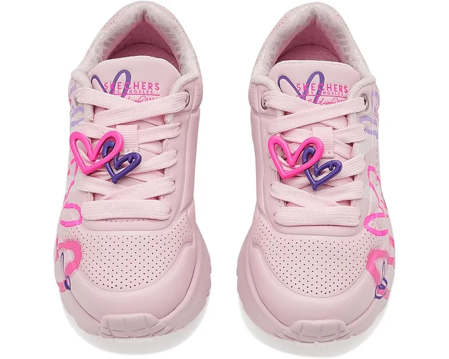 Кроссовки SKECHERS KIDS Street x James Goldcrown-Uno Lite с дизайном сердца