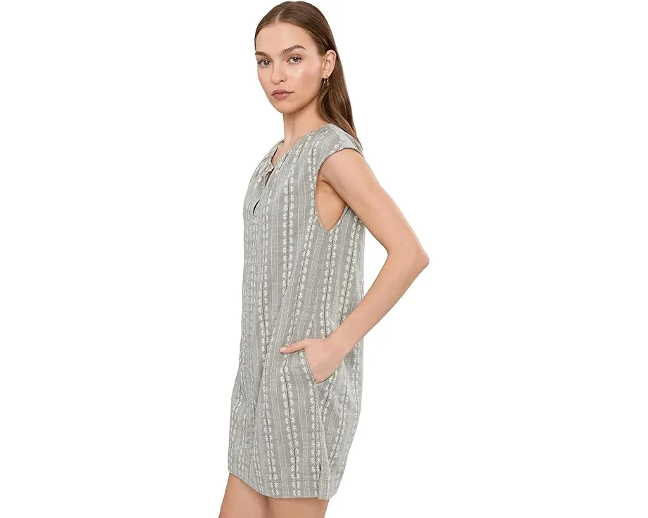 Мини-платье Splendid Meadow из хлопка с запахом и карманами