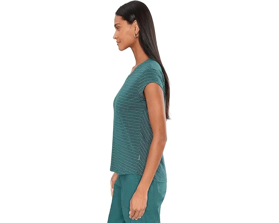 Футболка Royal Robbins Vacationer V-Neck Short Sleeve из смесовой ткани