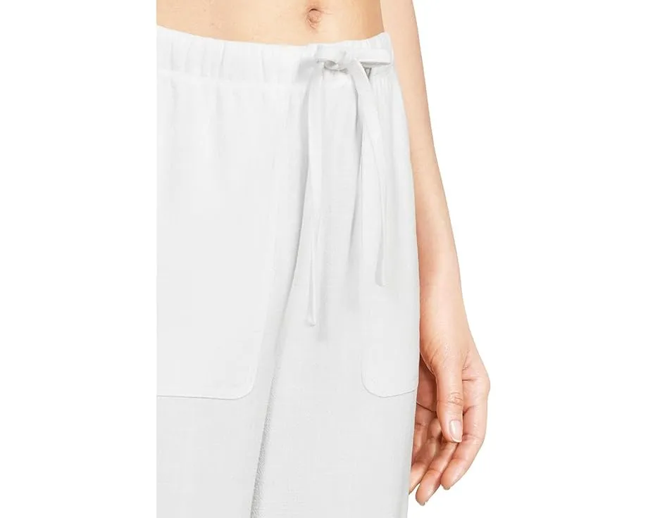 Брюки Barefoot Dreams из льняной смесовой ткани с эластичным поясом