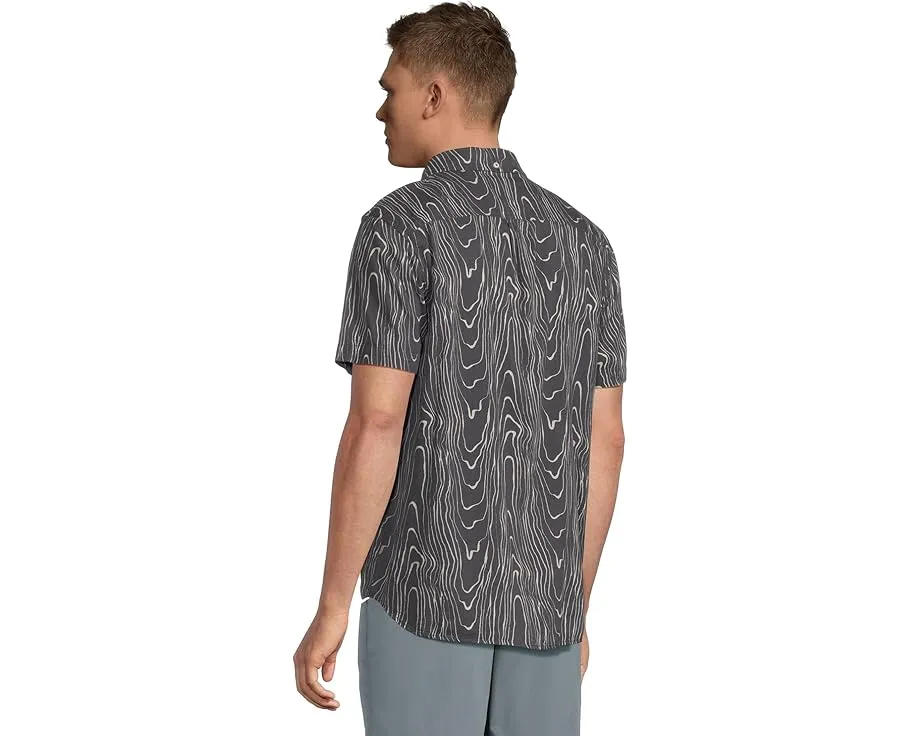 Рубашка Chubbies The Fault Line из хлопка с принтом и эластаном