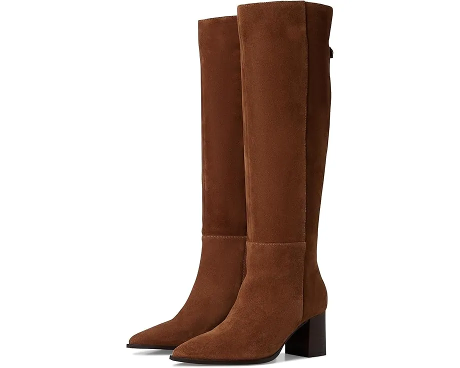 Ботинки Vince Camuto Lilibet до колена из кожи с заостренным носком и устойчивым каблуком