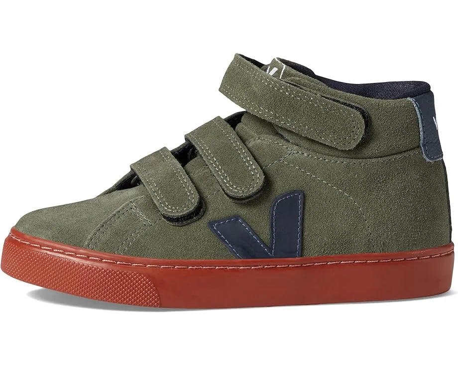Кроссовки VEJA Small Esplar Mid Suede для детей с верхом из замши и застежкой на липучке