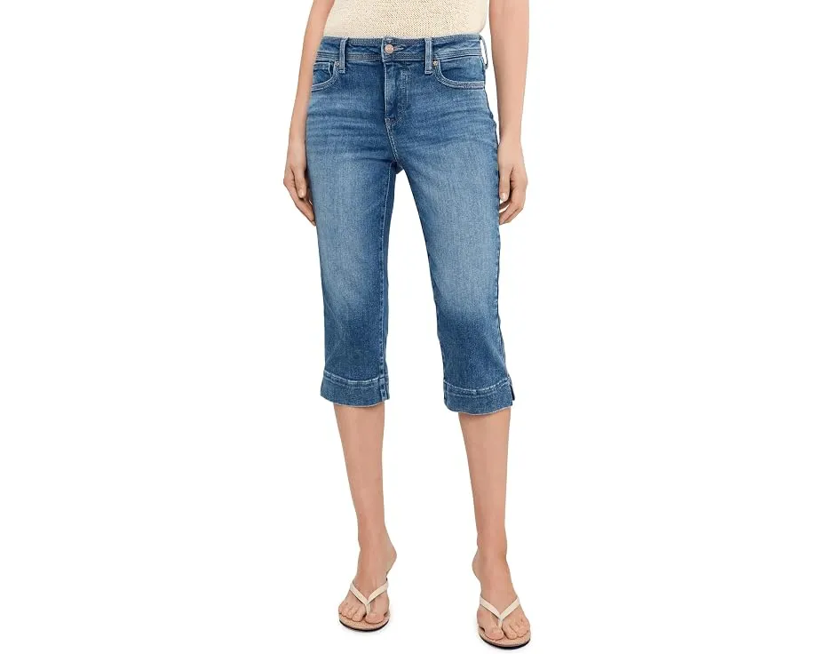 Джинсы Petite Marilyn Crop от NYDJ с завышенной талией