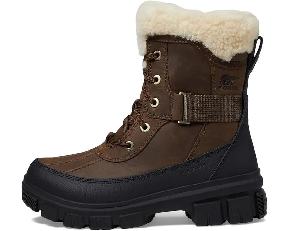 Водонепроницаемые зимние сапоги SOREL Tivoli V Parc с натуральным мехом