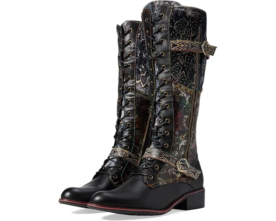 Ботинки L'Artiste Vaneyck до середины икры с металлическим верхом и застежкой на молнии