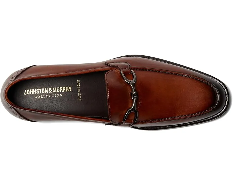 Оксфорды Johnston & Murphy Ellsworth Bit из водоотталкивающей кожи Италии