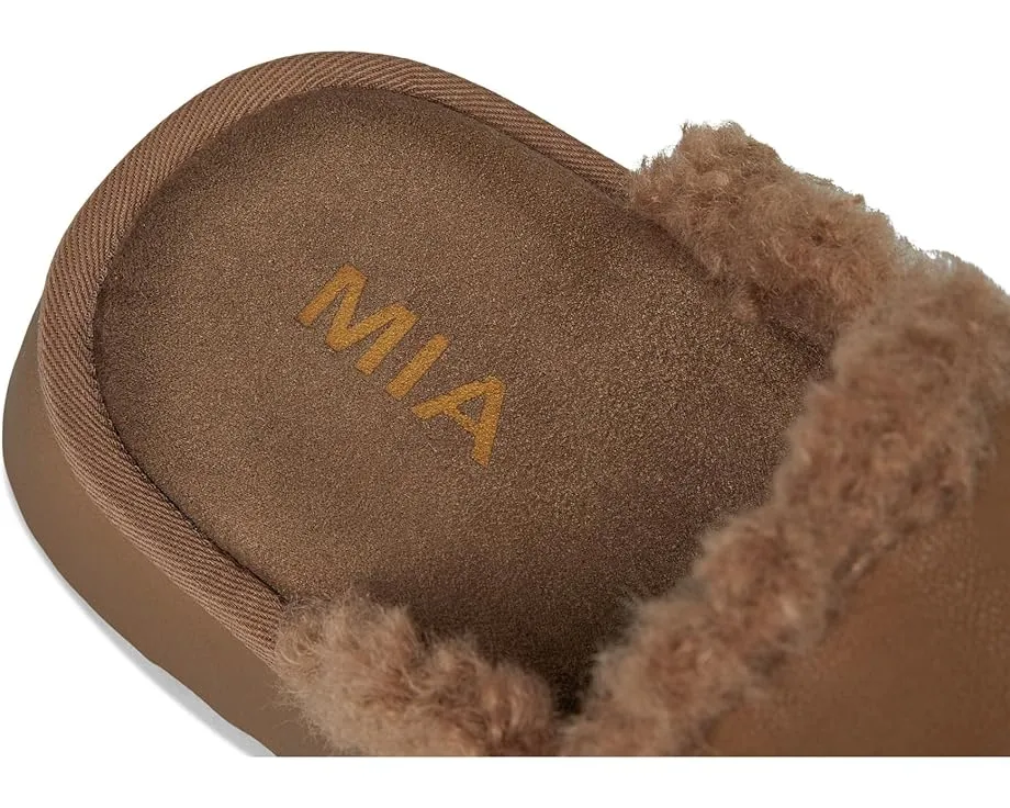 Мюли Sugary на платформе из веганской замши с пряжкой от MIA