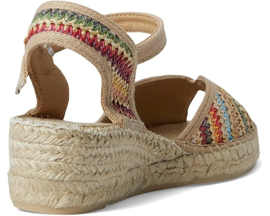 Эспадрильи Toni Pons Bella-Ma с открытым мысом и клином из джута