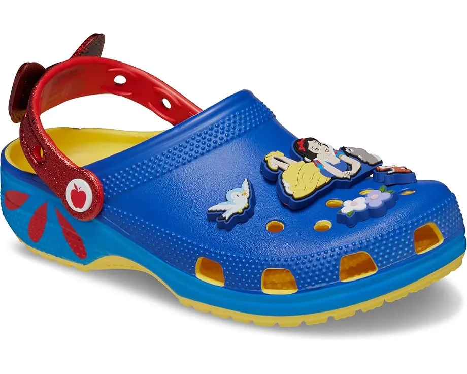 Кроксы Crocs Snow White Classic Clog с ремешком