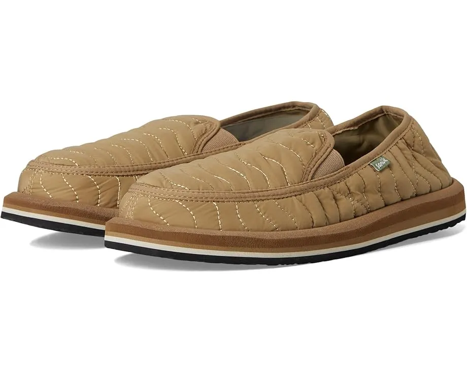 Sanuk Donny Quilted для пляжа с откидным задником и стелькой Soft Top