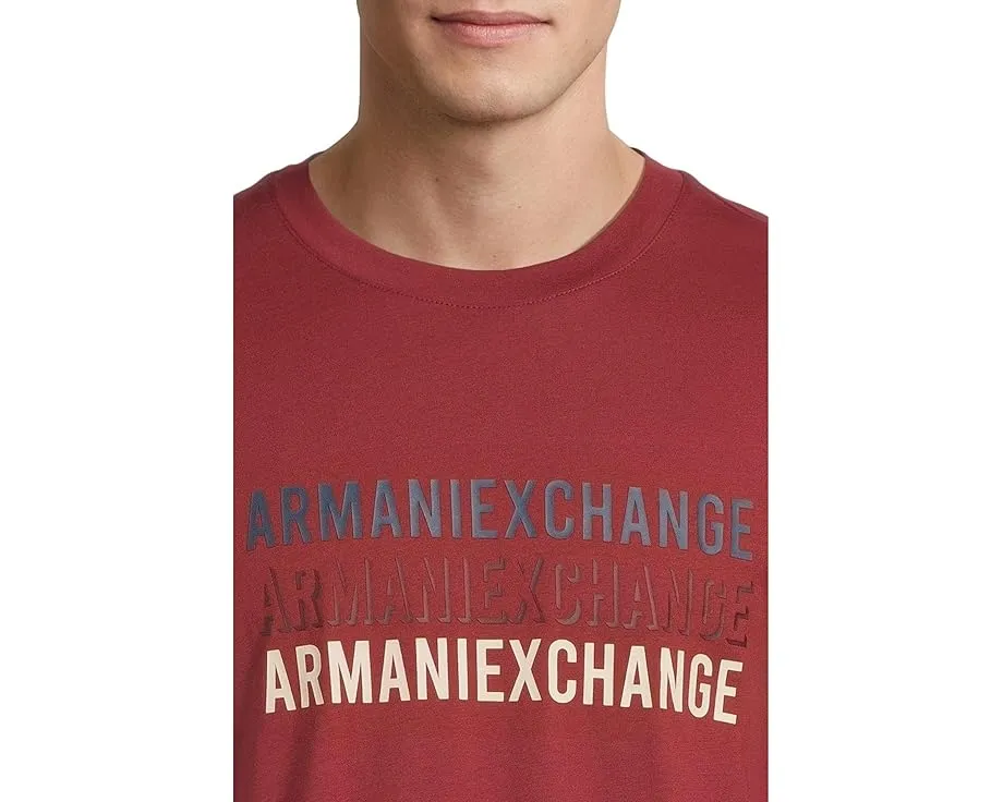 Футболка Armani Exchange с мульти-логотипом