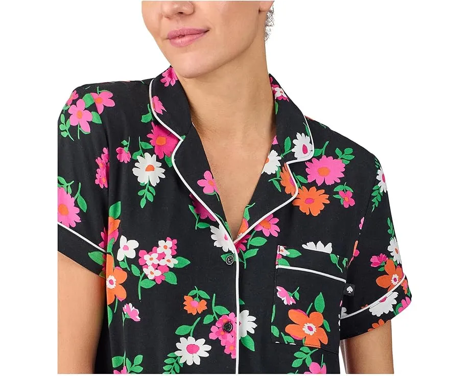 Kate Spade New York пижамный сет с коротким рукавом и фруктовым принтом из переработанного полиэстера