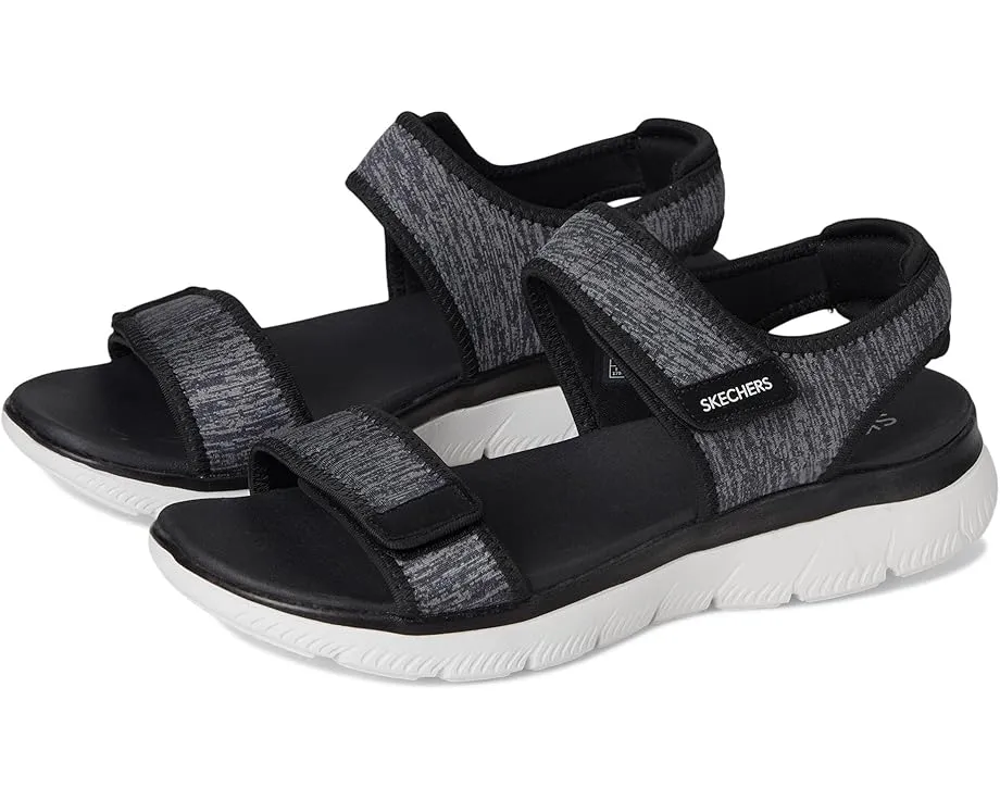 Сандалии Skechers Summits Cutest Icon с кожаным верхом и стелькой Yoga Foam