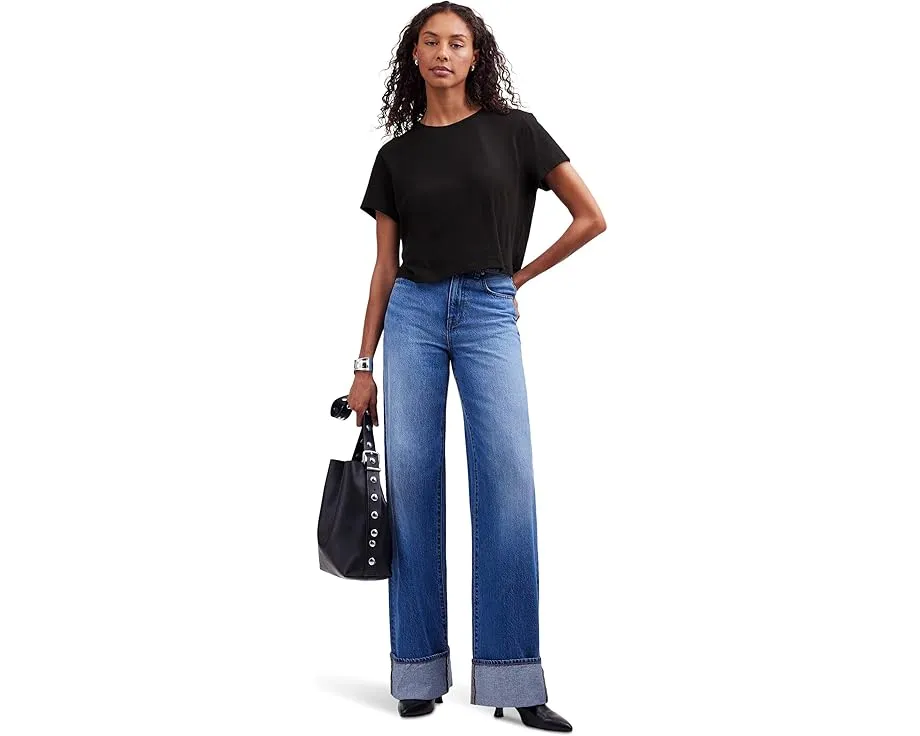 Футболка Madewell The Boxy Crop Tee из мягкой ткани