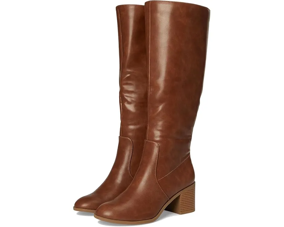 Сапоги Romilly до колена с квадратным каблуком и круглым носком Journee Collection