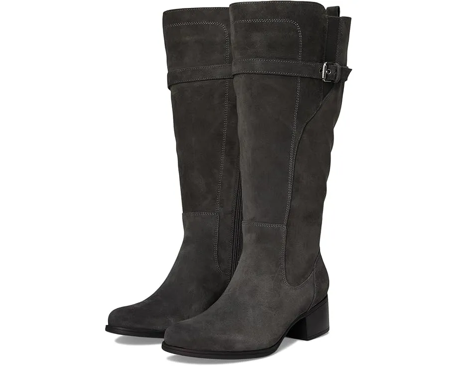 Высокие сапоги Naturalizer Kenna Extra Wide Calf до колена с ремнем и пряжкой