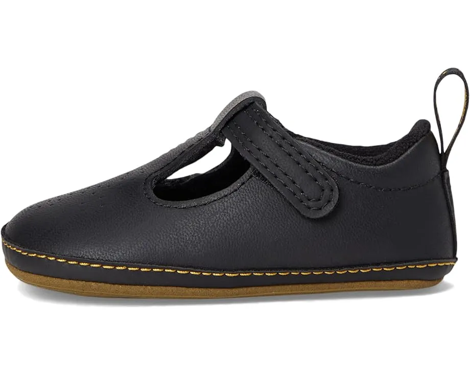 Детские туфли Mary Jane Dr. Martens Polley Crib с липучкой для первых шагов