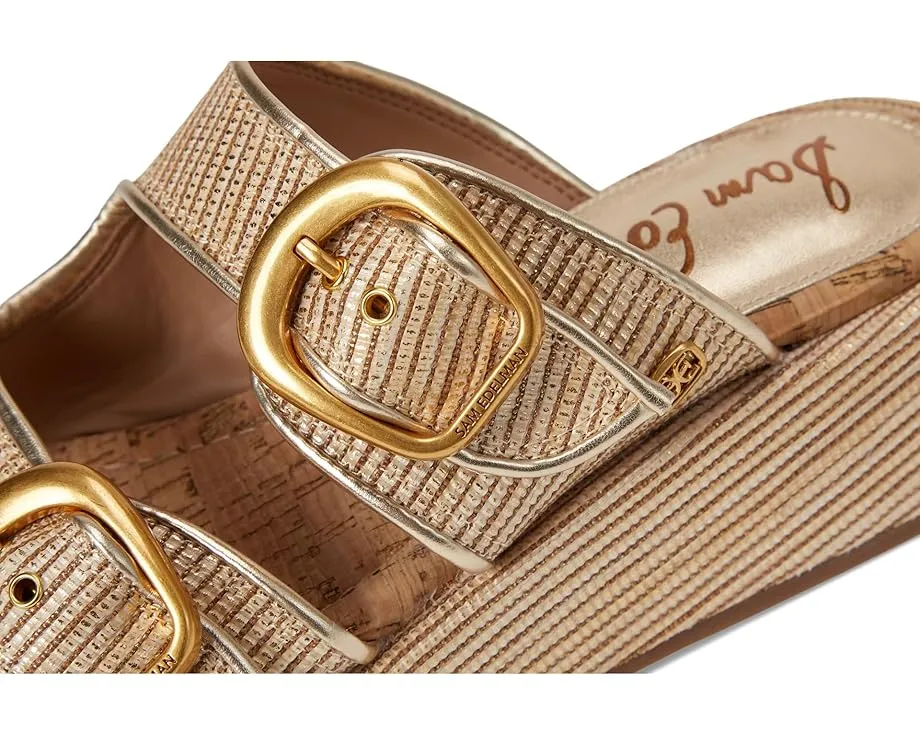 Сандалии-шлепанцы Sam Edelman Nerissa с крупной пряжкой и платформой
