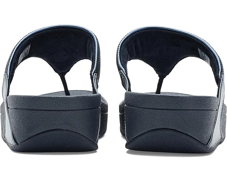 Блестящие сандалии FitFlop Lulu с микровобблбордом и стразами