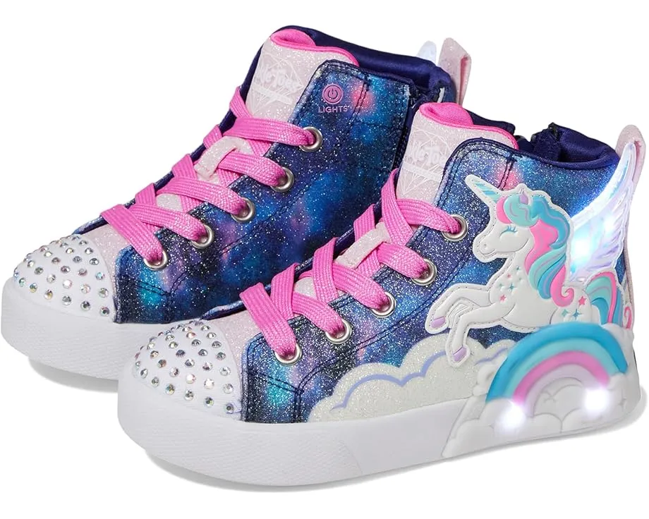 Детские кроссовки Skechers Twinkle Magic с подсветкой и единорогом
