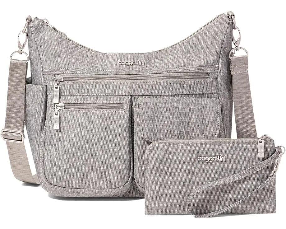 Сумка Baggallini Modern Everywhere Bag с защитой от RFID и держателем для бутылки