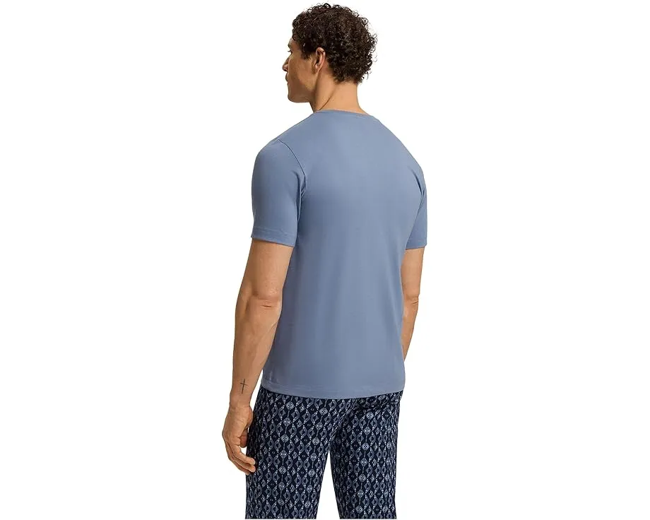 Футболка Hanro Living с коротким рукавом и V-образным вырезом