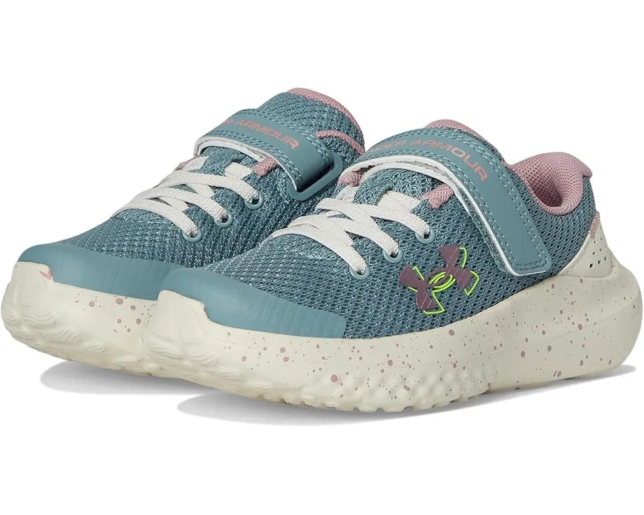 Детские кроссовки Under Armour Surge 4 на липучке для бега и активного отдыха