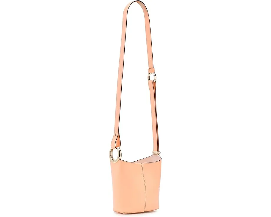 Мини-сумка-ведро Halo из мелкозернистой кожи со съемным мешочком Kate Spade New York