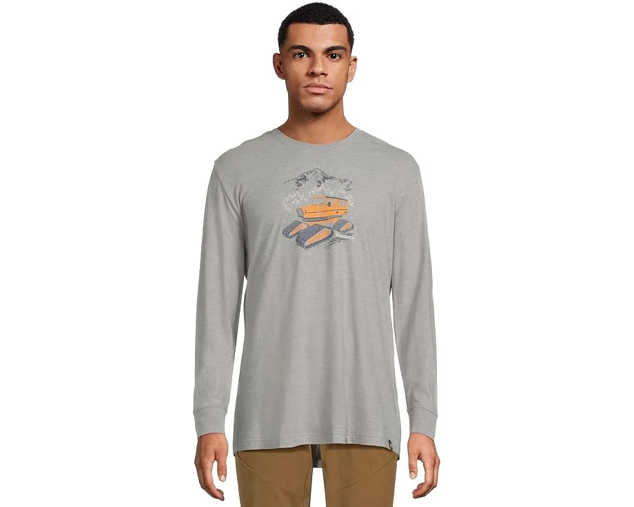 Футболка Smartwool Snowcat Graphic Long Sleeve с длинным рукавом и принтом