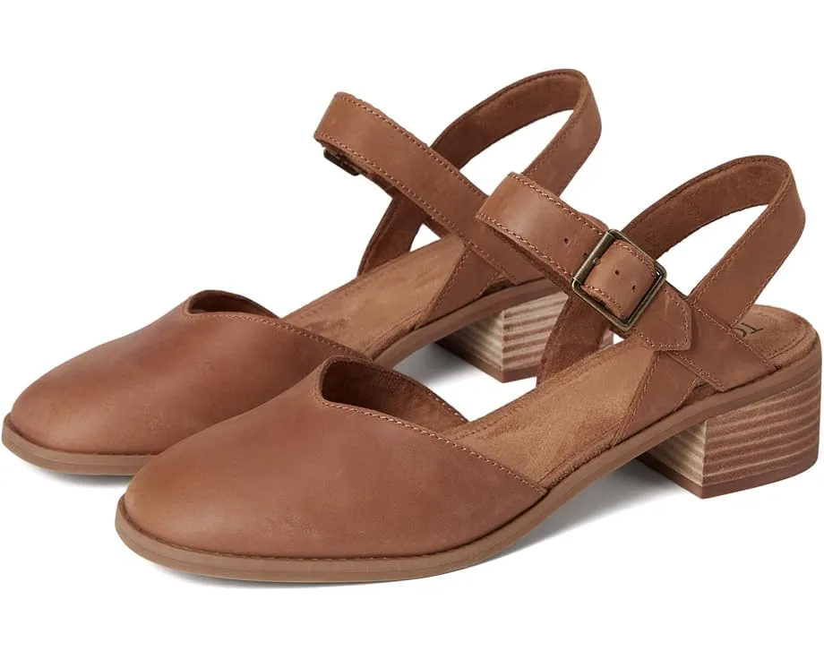 TOMS Туфли Jaclyn на устойчивом каблуке с ремешком и пряжкой