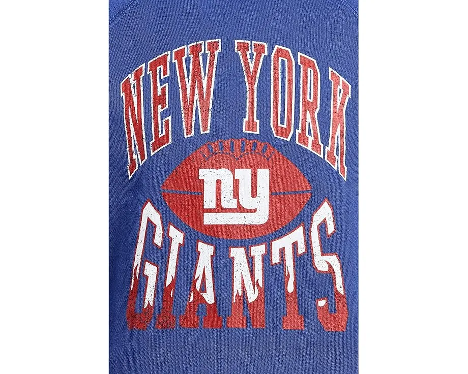 Толстовка NFL New York Giants реглан из флиса для детей Junk Food Clothing