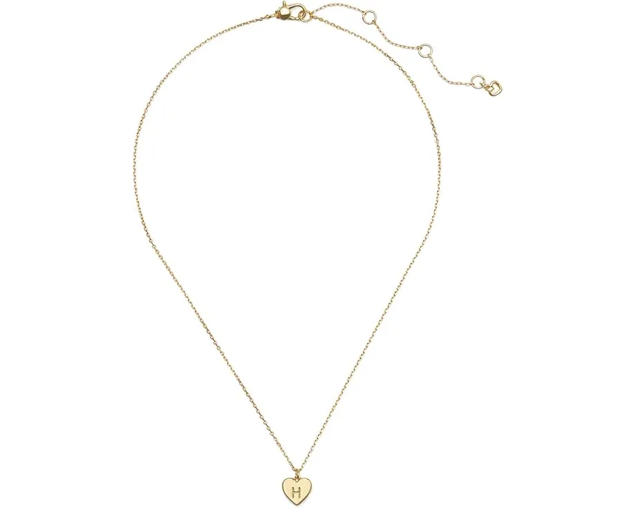 Кулон Kate Spade New York H Pendant в форме сердца с инициалом