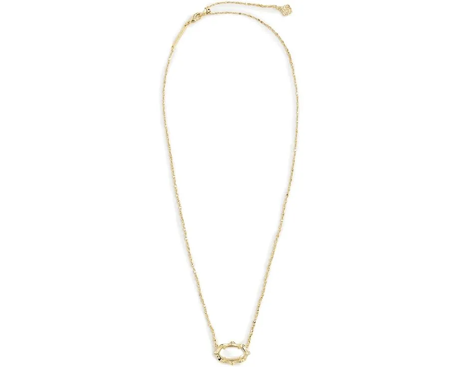 Короткое колье Kendra Scott Elisa с кулоном в фигурной оправе