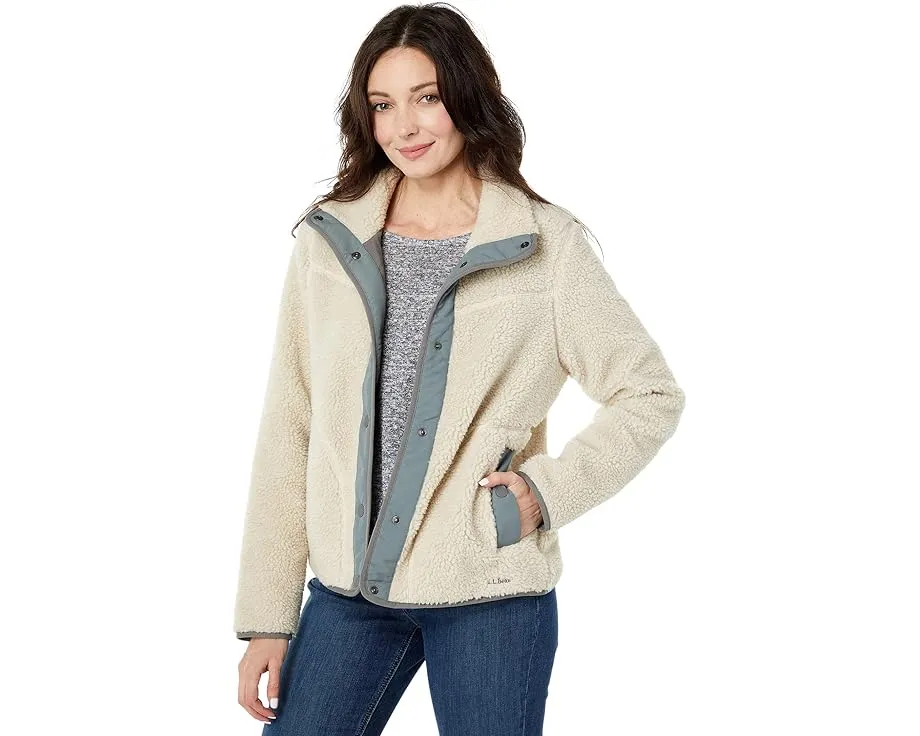 Теплая куртка Bean's Sherpa Fleece с логотипом L.L.Bean