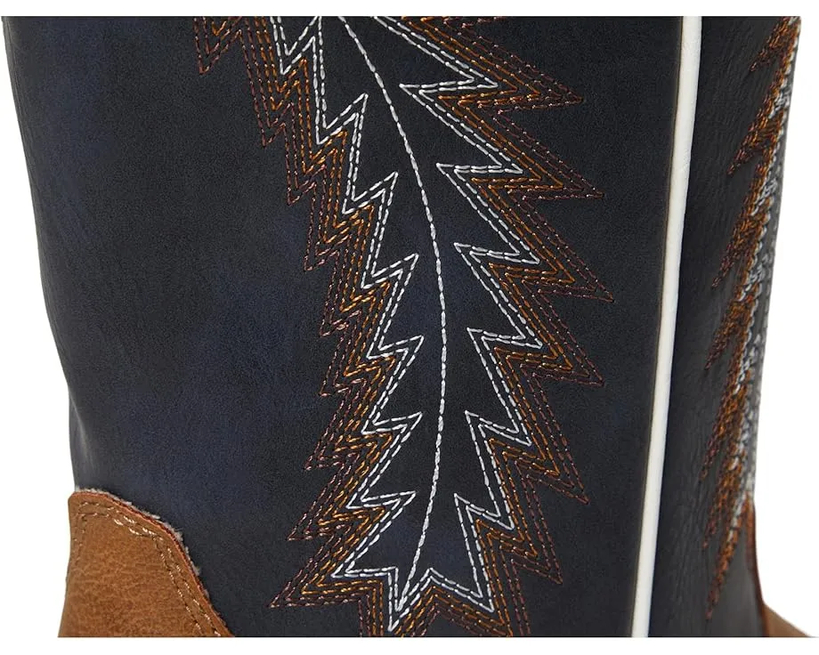 Ковбойские сапоги Roper Kids Walker с квадратным носком и перьевым швом