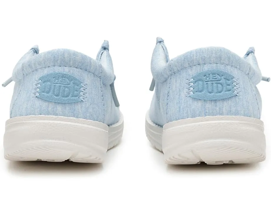 Детские слипоны Hey Dude Kids Wally Stretch Jersey с эластичным верхом