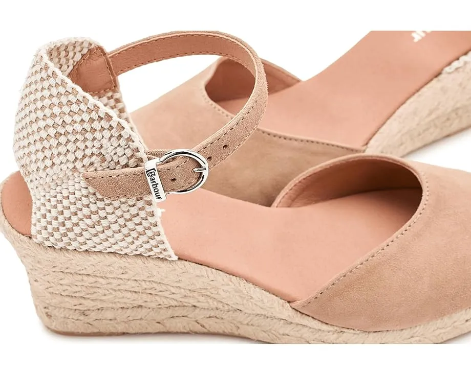 Эспадрильи Barbour Elder на танкетке из мягкой замши с ремешком на щиколотке