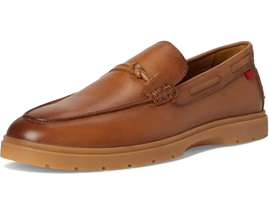 Лоферы Brenton Pl от Marc Joseph New York из телячьей кожи с узлом и резиновой подошвой