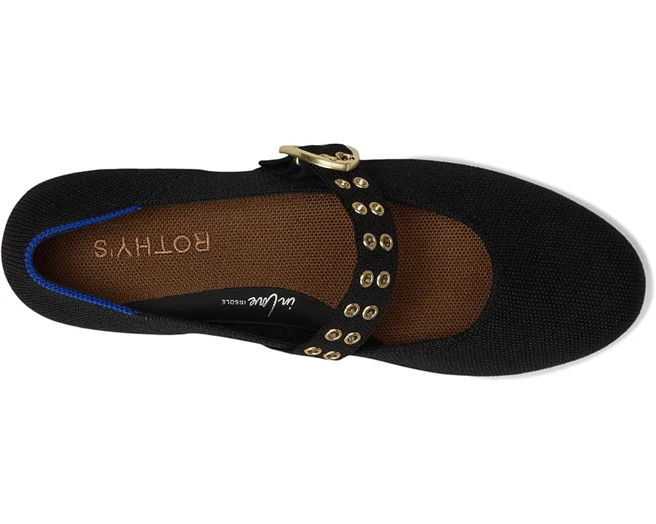 Туфли Rothy's The Ballet Mary Jane с округлым носком и регулируемым ремешком