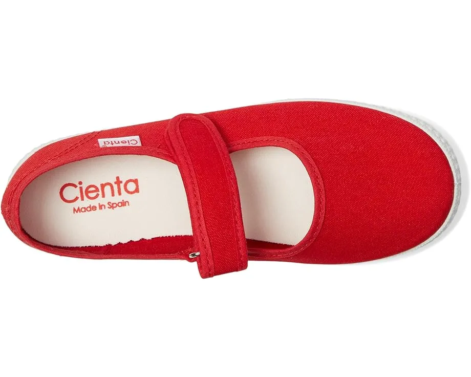 Детские туфли Cienta Kids Shoes 5600002 типа мэри джейн на липучке из хлопка