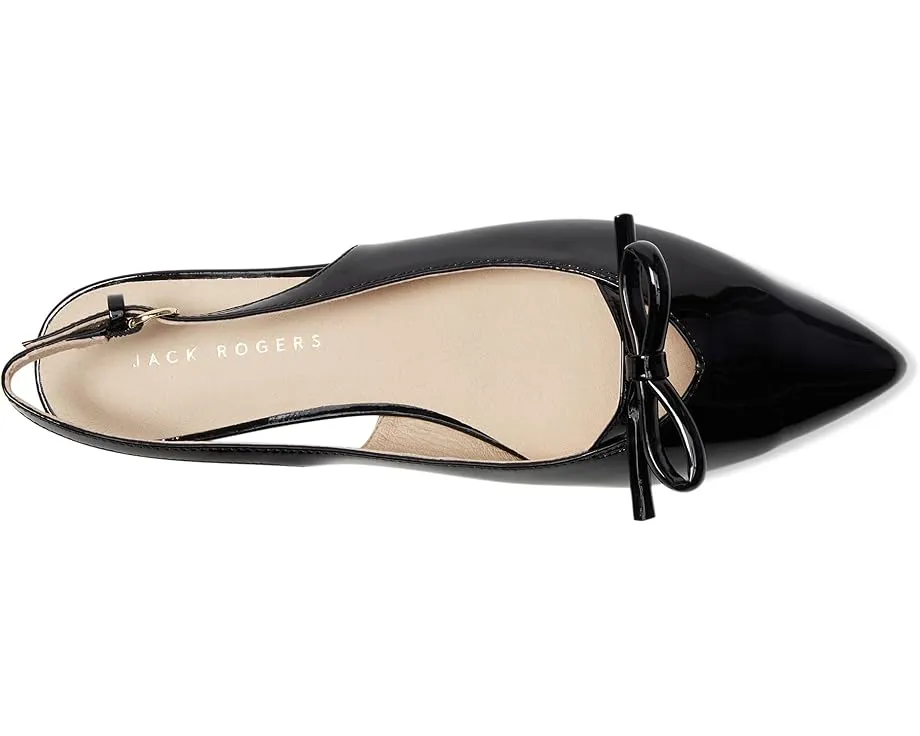 Jack Rogers Босоножки Lennox Flat Sling с металлическим эффектом на ремешке