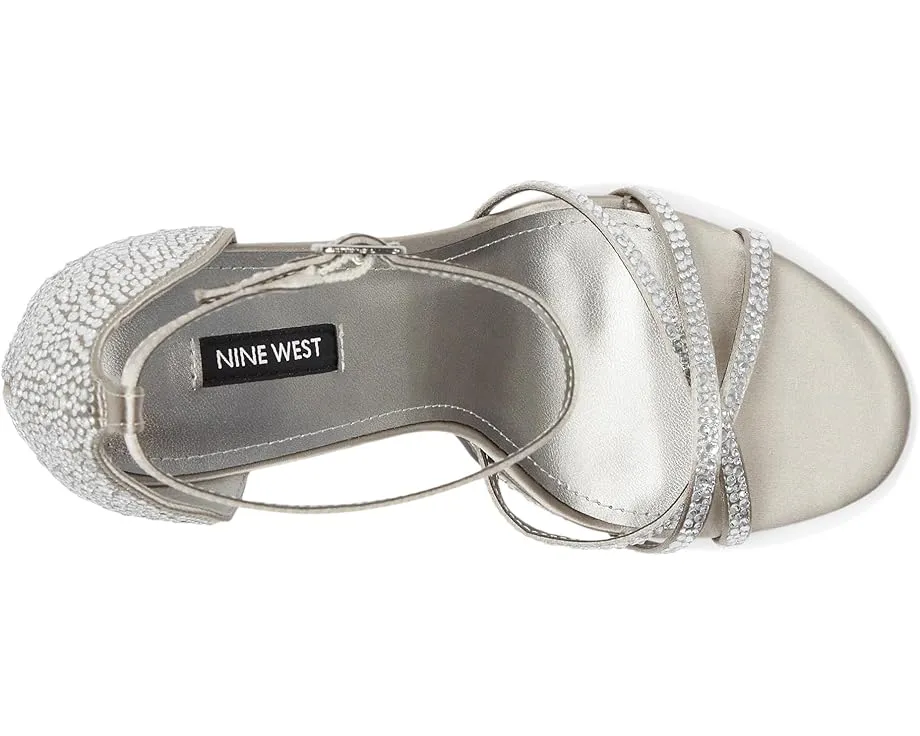 Женские босоножки Nine West Lartay на высоком каблуке с украшениями