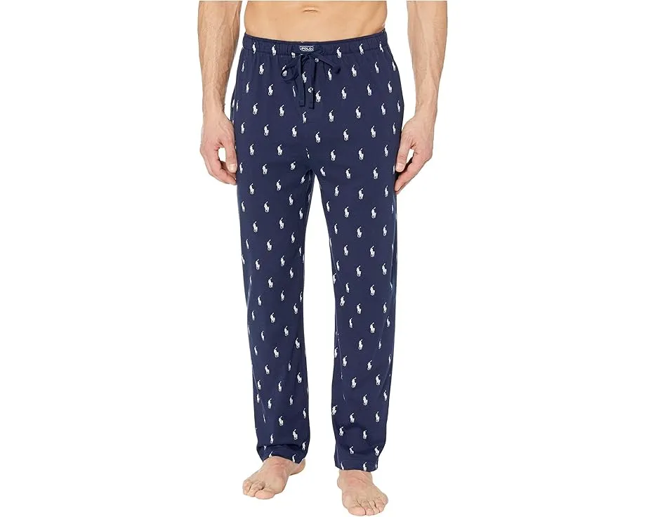 Пижамные брюки Polo Ralph Lauren из джерси с закрытой резинкой